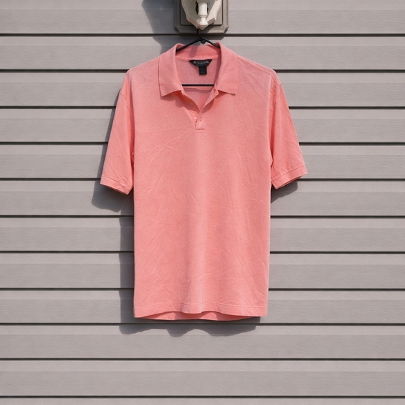 Brooks Brothers Other - Brooks Brothers Cotton Knit Peach Performance Large Polo Shirt